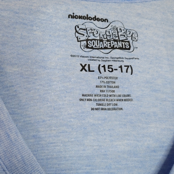 Nickelodeon Spongebob Squarepants Junior Tee , XL (15/17) - Picture 4 of 5